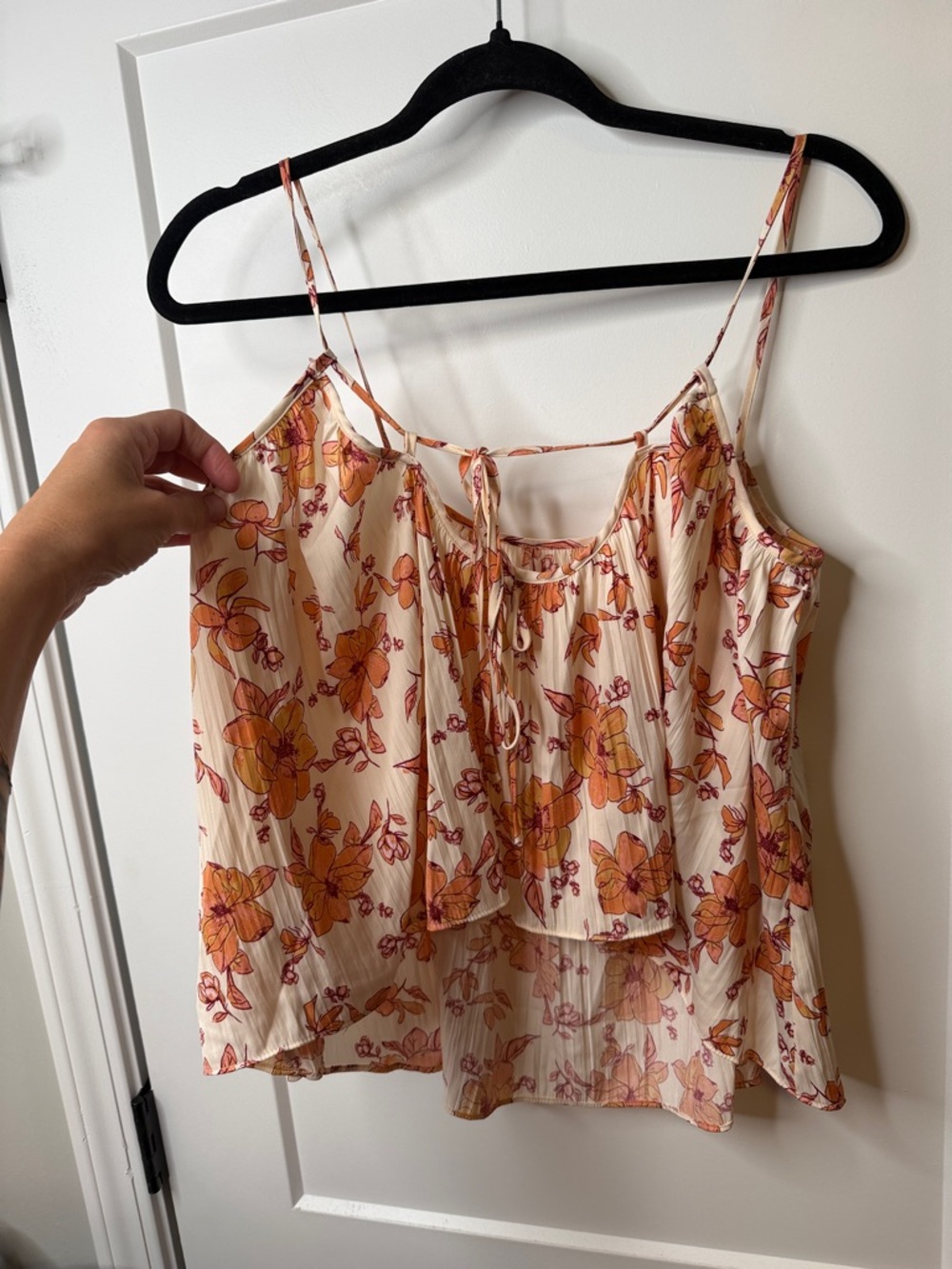 Intimately Free‎ People Pink Floral Pleated Camisole Top - small - Picture 6 of 7